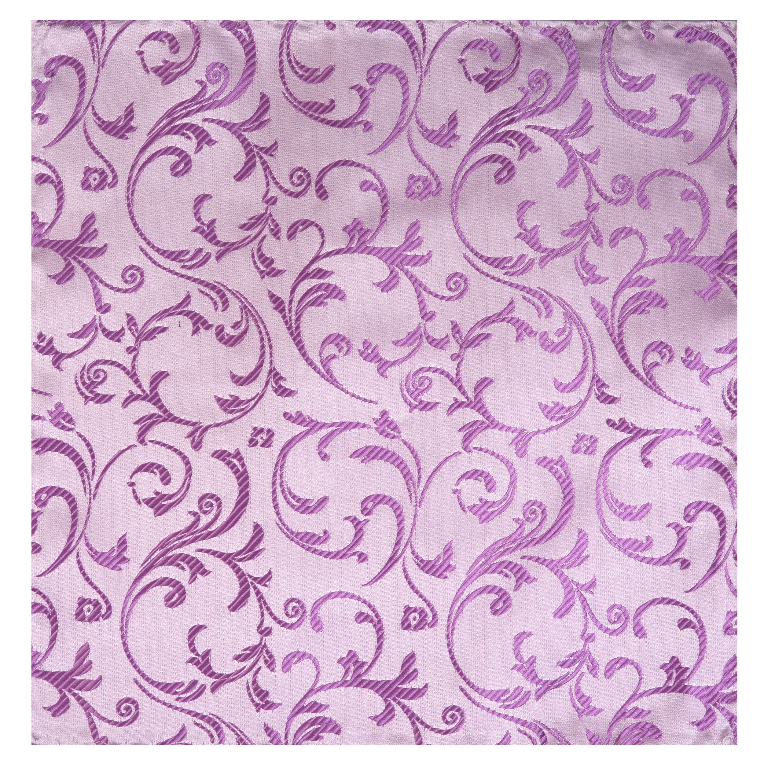 Lilac Swirl Leaf Wedding Pocket Square #AB-TPH1000/8