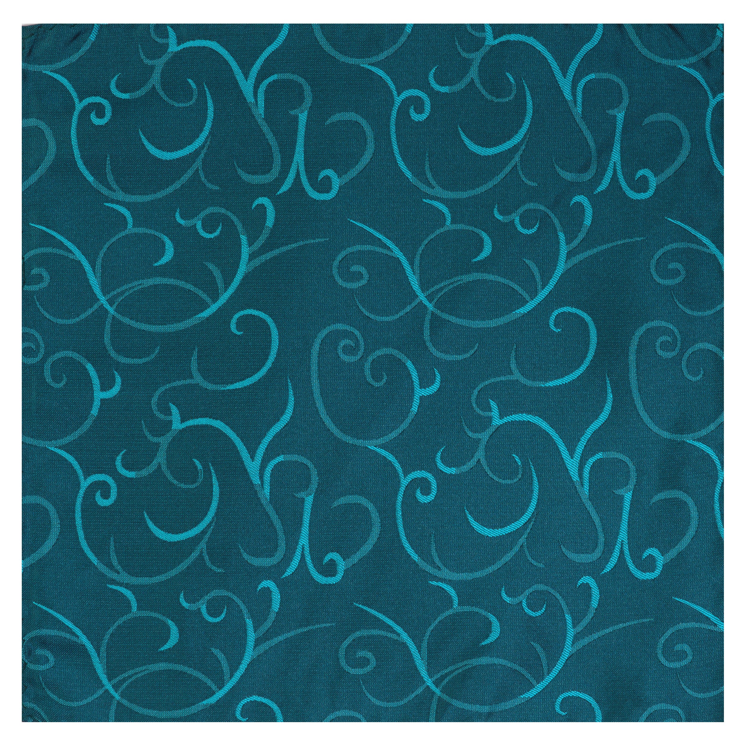 Modern Scroll Pocket Square Gents Pocket Hankie