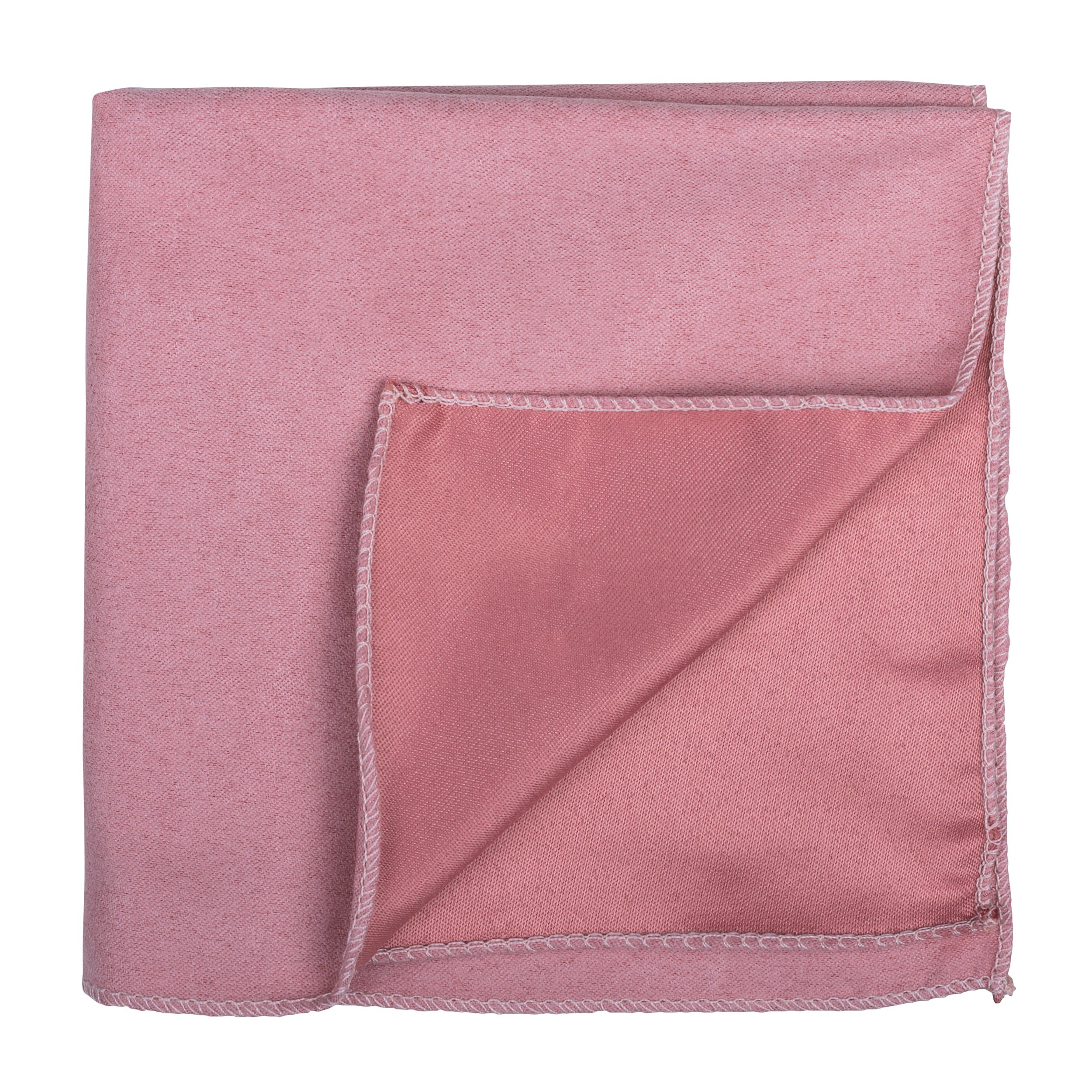 Pink Suede Pocket Square Gents Pocket Hankie