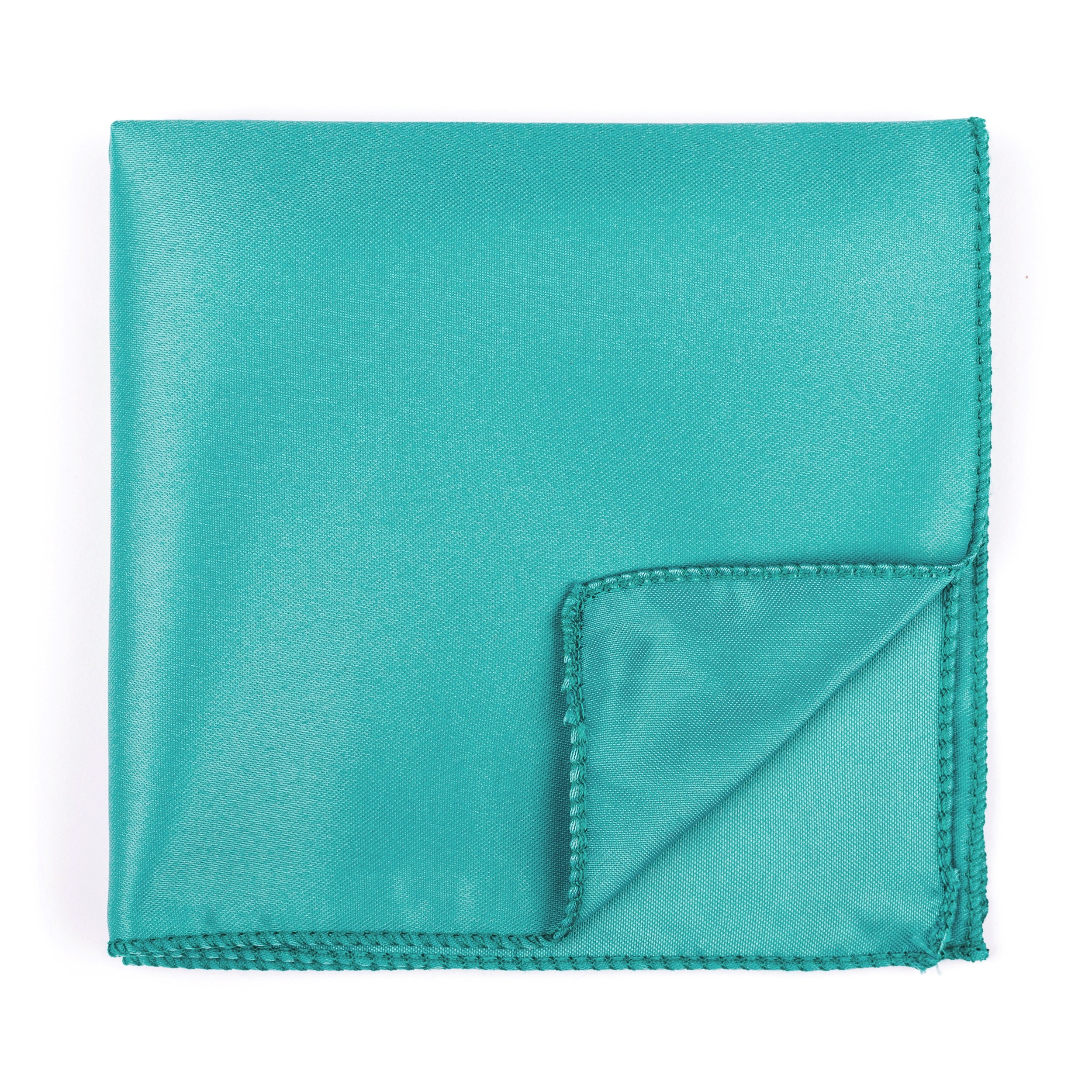 Teal Navigate Pocket Square