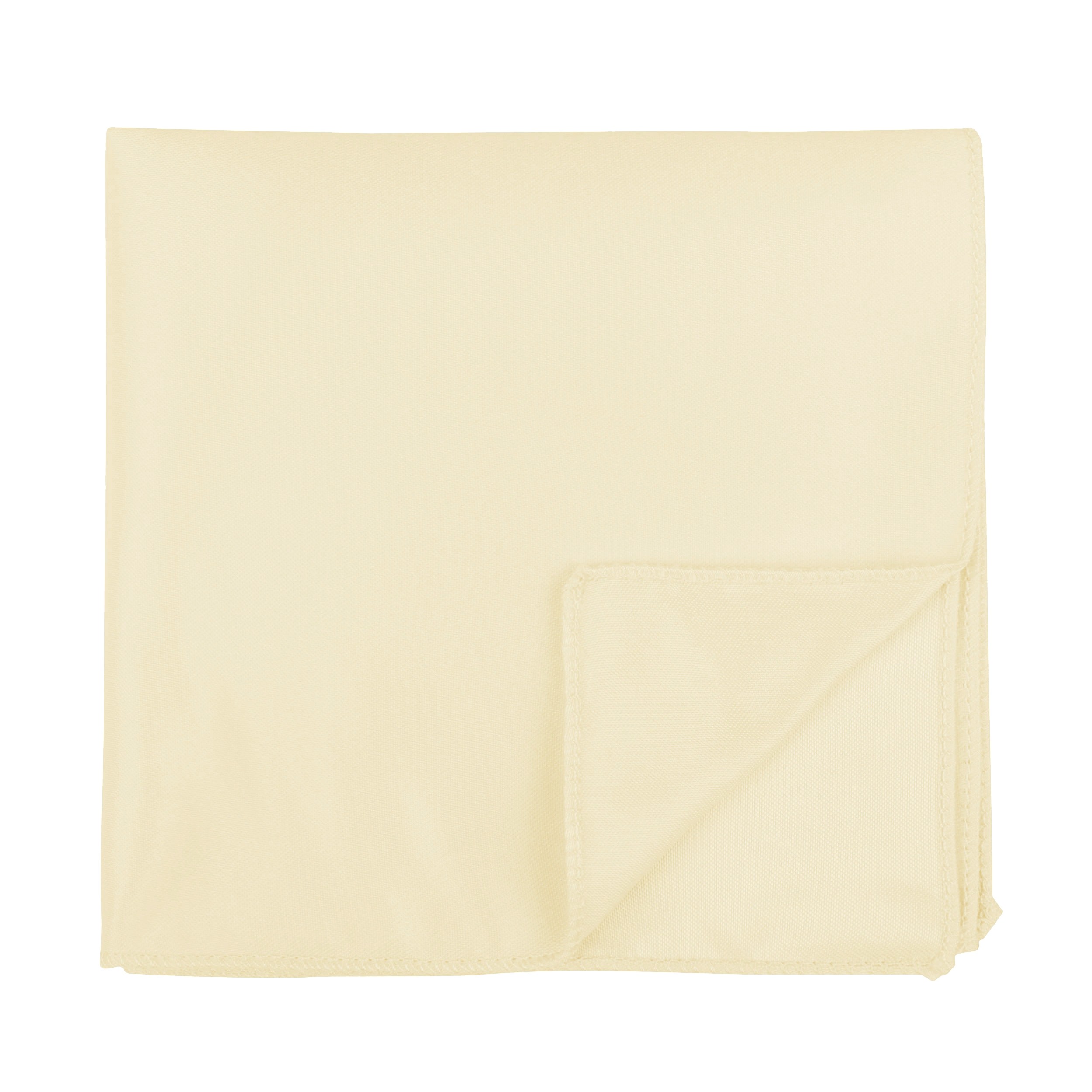 Plain Transparent Yellow Pocket Square #AB-TPH1009/35 ##LS2