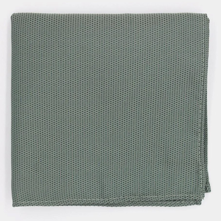 Plain Bottle Green Luxe Pocket Square #TPH1896/3