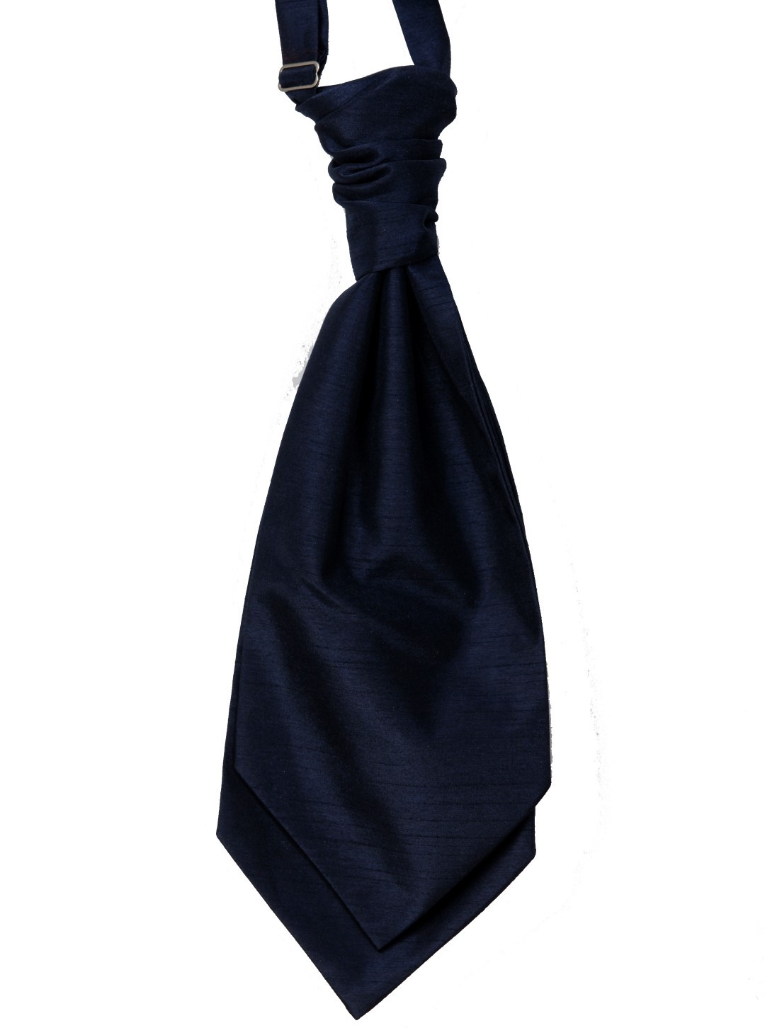 Navy Blue Shantung Wedding Wedding Cravat #WCR1864/3