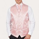 Peach Vintage Vine Formal Waistcoat #AB-WWA1004/3 ##LS
