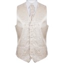 Swirl Leaf Wedding Waistcoat / Formal Tuxedo Waistcoat