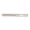 Silver Half Mother of Pearl Rhodium Plated Tie Clip #100-1320