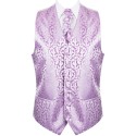 Lilac Vintage Vine Formal Waistcoat #AB-WWA1004/1