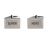 Silver Super Hero Cufflinks #90-1567