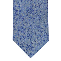 Blue Floral Ink Tie #F1596/1 ##LAST STOCK