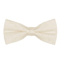 Cream Royal Swirl Bow Tie #AB-BB1001/7