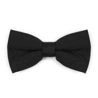 Black 100% Wool Tuxedo Bow Tie #AB-BB1011/1