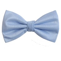 Sky Blue Shantung Wedding Bow Tie #BB1866/6