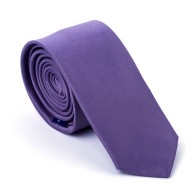 Purple Valerian Slim Tie #AB-C1009/27