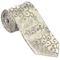 Sage Green Royal Swirl Wedding Tie #AB-T1001/4 