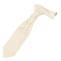 Cream Budding Paisley Cravat #AB-WCR1003/9