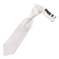 Ivory Shantung Cravat #AB-WCR1005/22