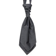 Grey Shantung Wedding Wedding Cravat #WCR1865/1 ##LAST STOCK