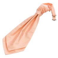 Peach Shantung Wedding Cravat (Boys Size) #YCR1867A/1