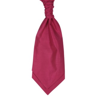 Fuchsia Shantung Wedding Wedding Cravat #WCR1867/3
