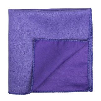 Royal Lilac Suede Pocket Square #AB-TPH1006/15 ##LS2