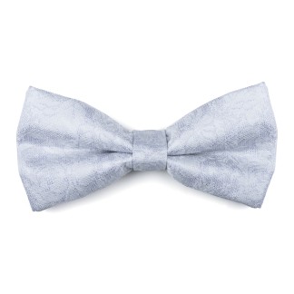 Glacier Grey Floral Bow Tie #AB-BB1012/1 ##LS2