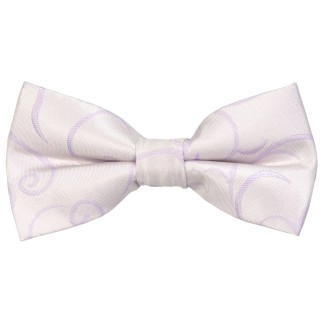 Lilac Modern Scroll Wedding Bow Tie #AB-BB1002/1 ##LS2