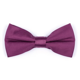 Plain Red Violet Satin Bow Tie #AB-BB1009/16 ##LS2