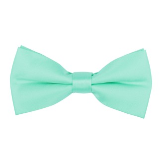 Plain Mint Ambrosia Satin Bow Tie #AB-BB1009/24 ##LS2