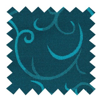 Teal Modern Scroll Swatch #AB-SWA1002/5 