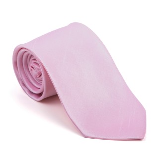 Petal Pink Shantung Tie #AB-T1005/13 ##LS2