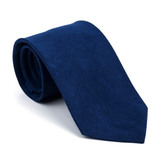 Darkest Blue Suede Tie #AB-T1006/14 ##LS2