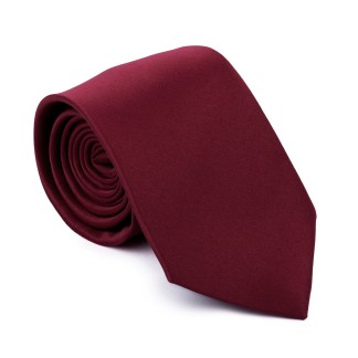 Plain Wine Scooter Satin Tie #AB-T1009/22