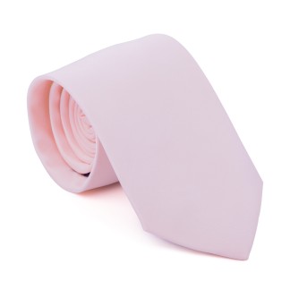 Plain Pink Delicacy Satin Tie #AB-T1009/36 ##LS2
