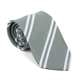 Green Pastel Stripe Tie #AB-T1016/2 ##LS
