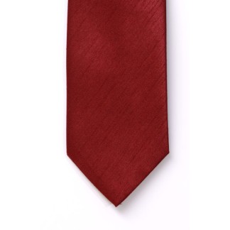 Red Shantung Wedding Tie #T1865/3