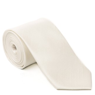 Ivory Boys Shantung Wedding Tie #Y1867/1