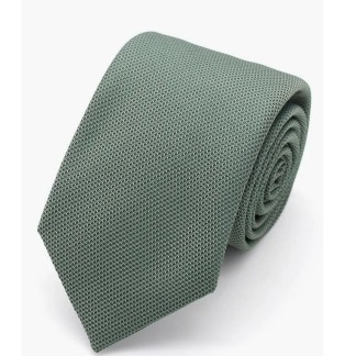 Plain Bottle Green Luxe Textured Tie #T1896/3