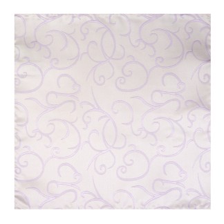Lilac Modern Scroll Wedding Pocket Square #AB-TPH1002/1 ##LS2