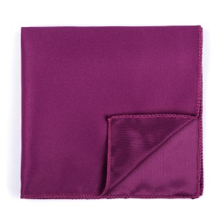 Plain Red Violet Pocket Square #AB-TPH1009/16 ##LS2