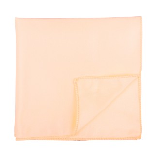 Plain Peach Flax Pocket Square #AB-TPH1009/18