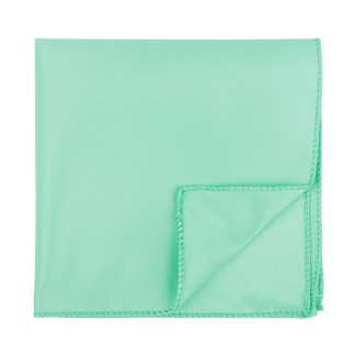 Plain Mint Ambrosia Pocket Square #AB-TPH1009/24 ##LS2