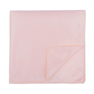 Plain Pink Cream Puff Pocket Square #AB-TPH1009/4 ##LS2