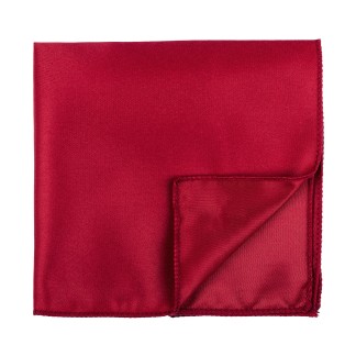 Plain Jalapeno Red Pocket Square #AB-TPH1009/7 ##LS2