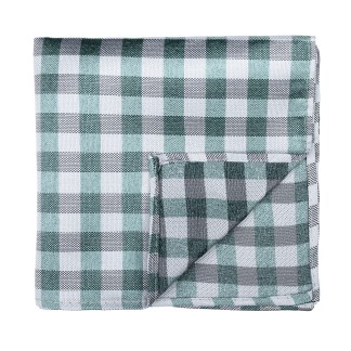 Moss Green Neat Check Pocket Square #AB-TPH1015/2 ##LS
