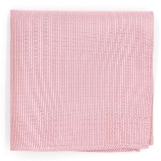 Plain Dusky Rose Pink Luxe Pocket Square #TPH1896/5