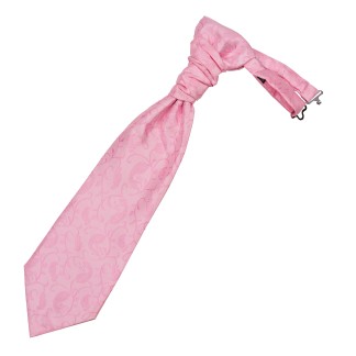 Pink Budding Paisley Wedding Cravat #AB-WCR1003/2 ##LS2