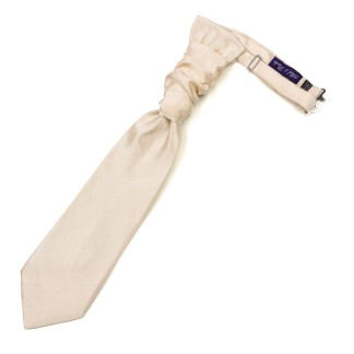 Butter Cream Shantung Cravat #AB-WCR1005/4 ##LS2