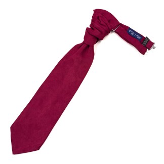 Red Velvet Suede Cravat #AB-WCR1006/1 ##LS2