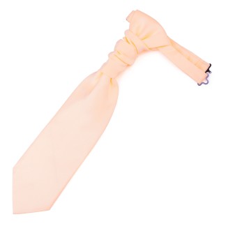 Plain Peach Flax Satin Cravat #AB-WCR1009/18 ##LS2