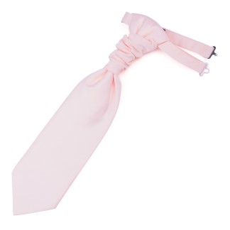 Plain Pink Cream Puff Cravat #AB-WCR1009/4 ##LS2